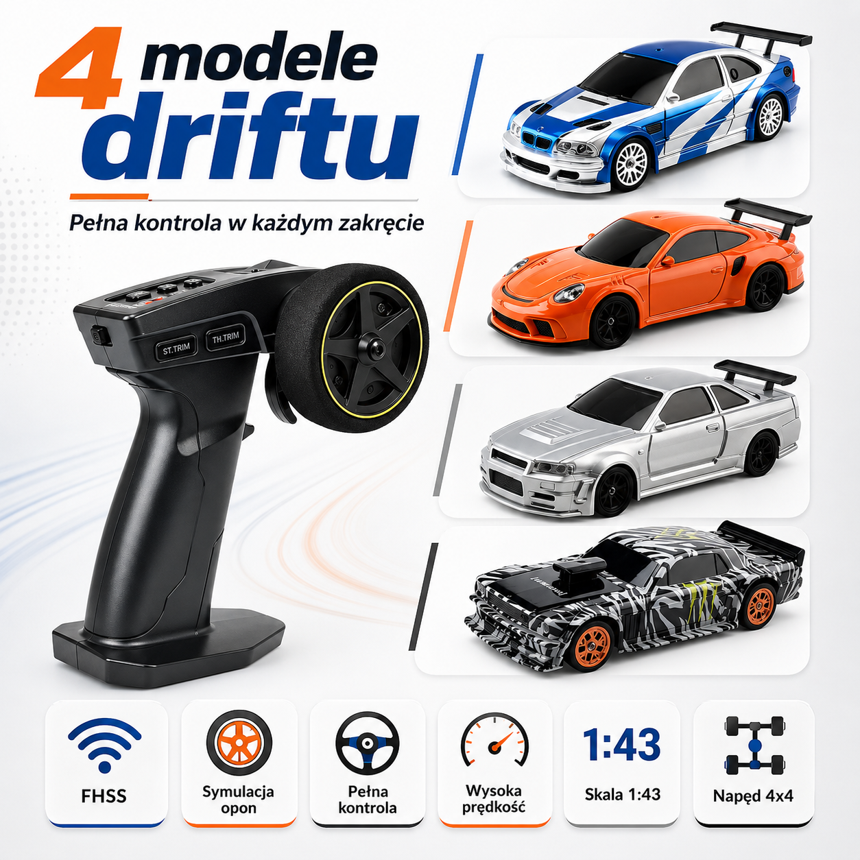 TURBOAUTKO MINI DRIFT – AUTO DO WYŚCIGÓW I POŚLIZGÓW